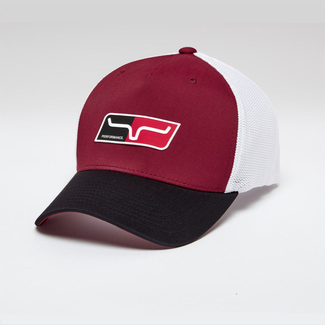 Kimes Ranch Tech Division 110 Dark Red Cap