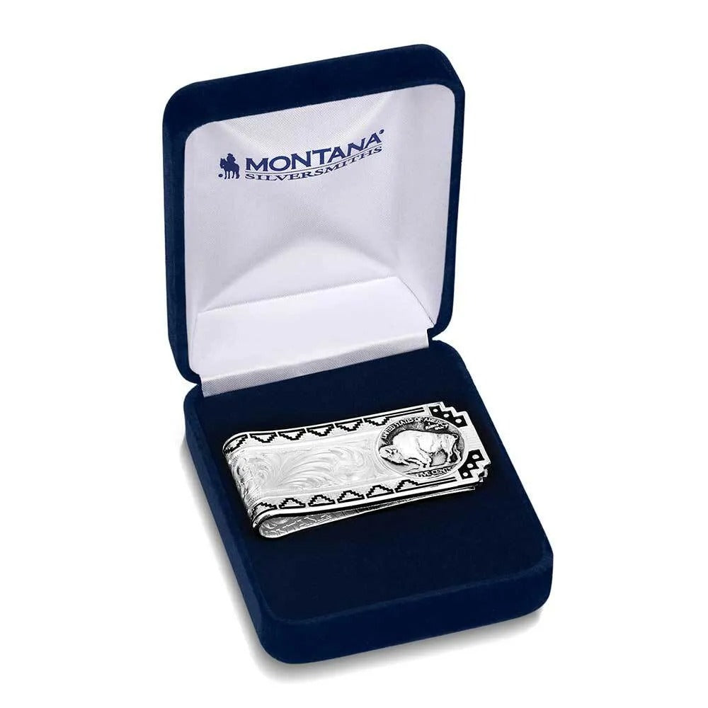 Montana Silversmith Silver Buffalo Nickel Money Clip