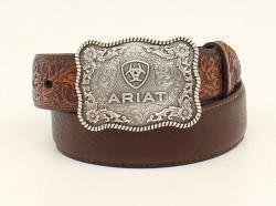 Ariat Kid's Floral Brown Belt