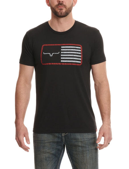 Kimes Ranch Men's American Trucker Black T-Shirt