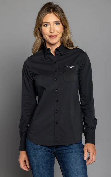 Kimes Ranch Women's Team Shirt-Top Black