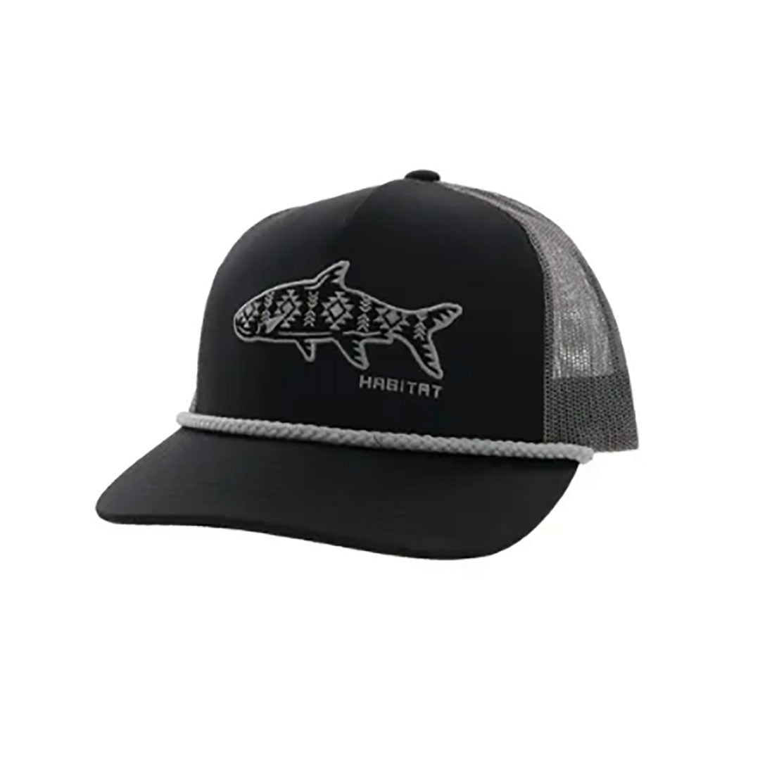 Hooey Habitat Black/Charcoal Cap