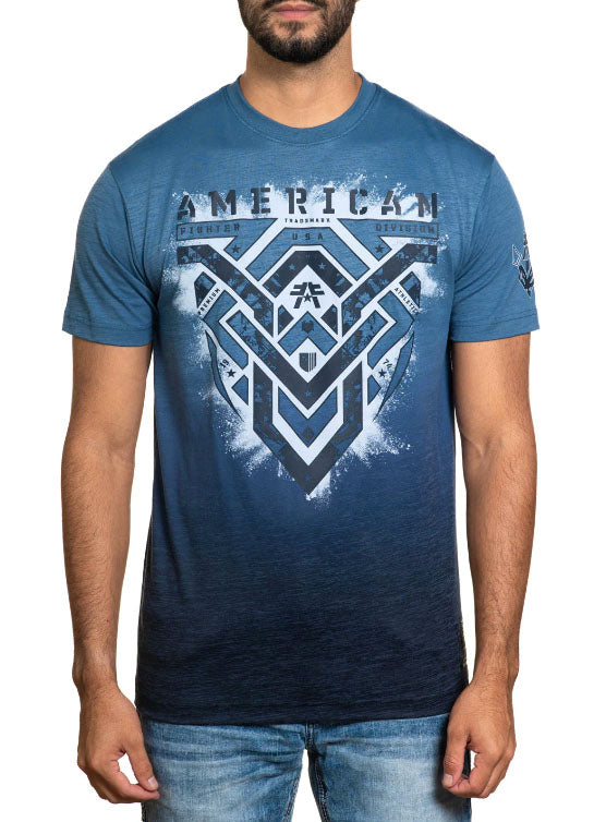 American Fighter Carrington Short Sleeve Tee T-Shirt Blue