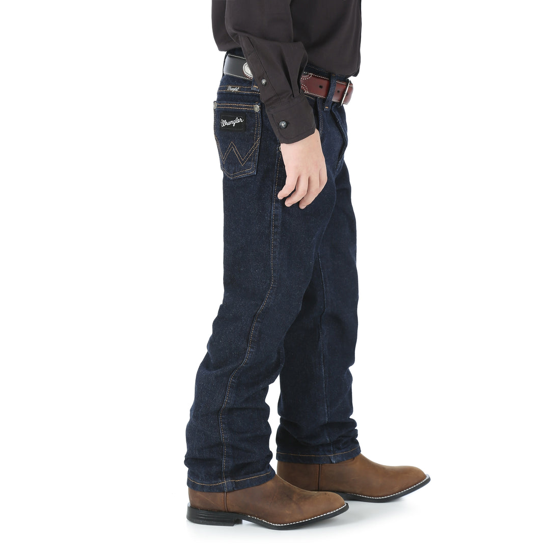 Wrangler Boy's Silver Edition Jean Dark Blue