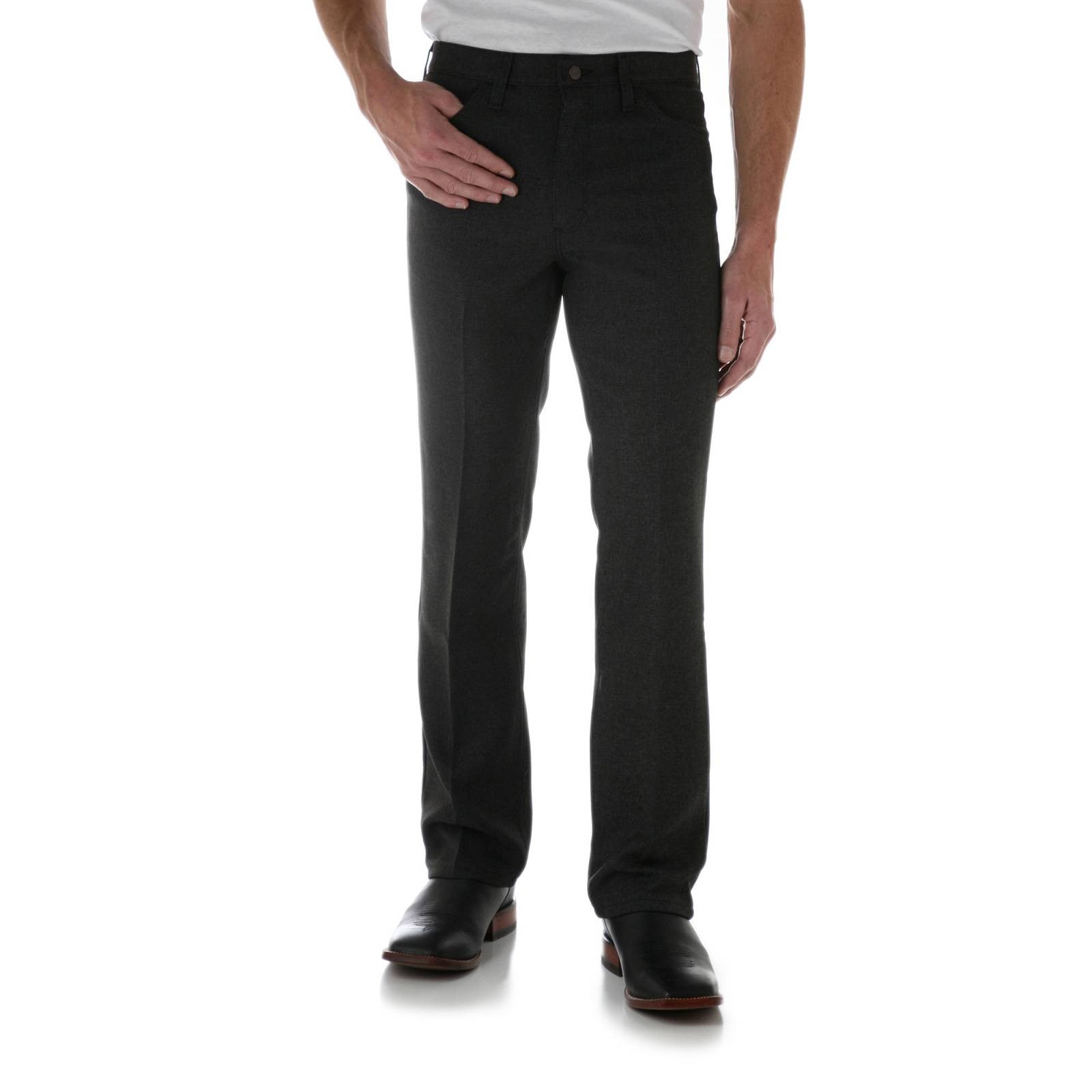 Wrangler Men's Wrancher Dress Jean (31x32 Heather Black) Wrangler Men's Wrancher Dress Jean (31x32 Heather Black)