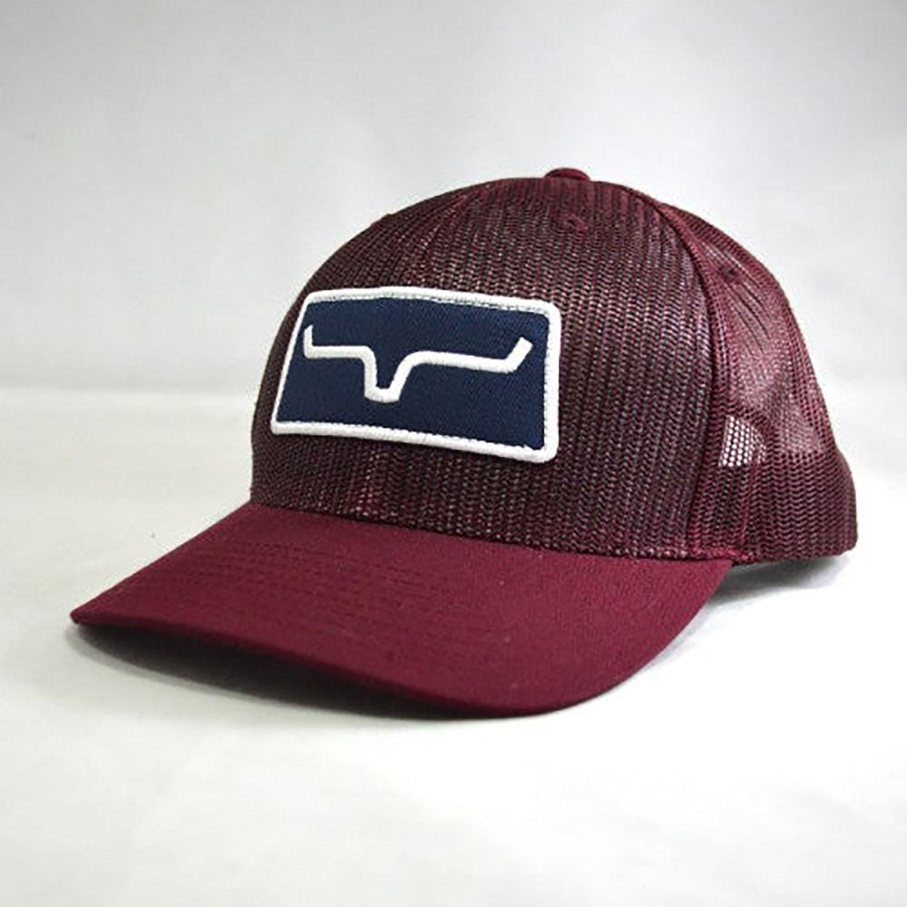 Kimes Ranch All Mesh Burgundy Cap