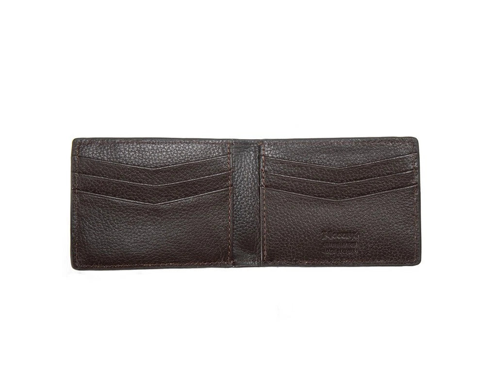 Nocona Mens Money Clip Style Wallet Brown