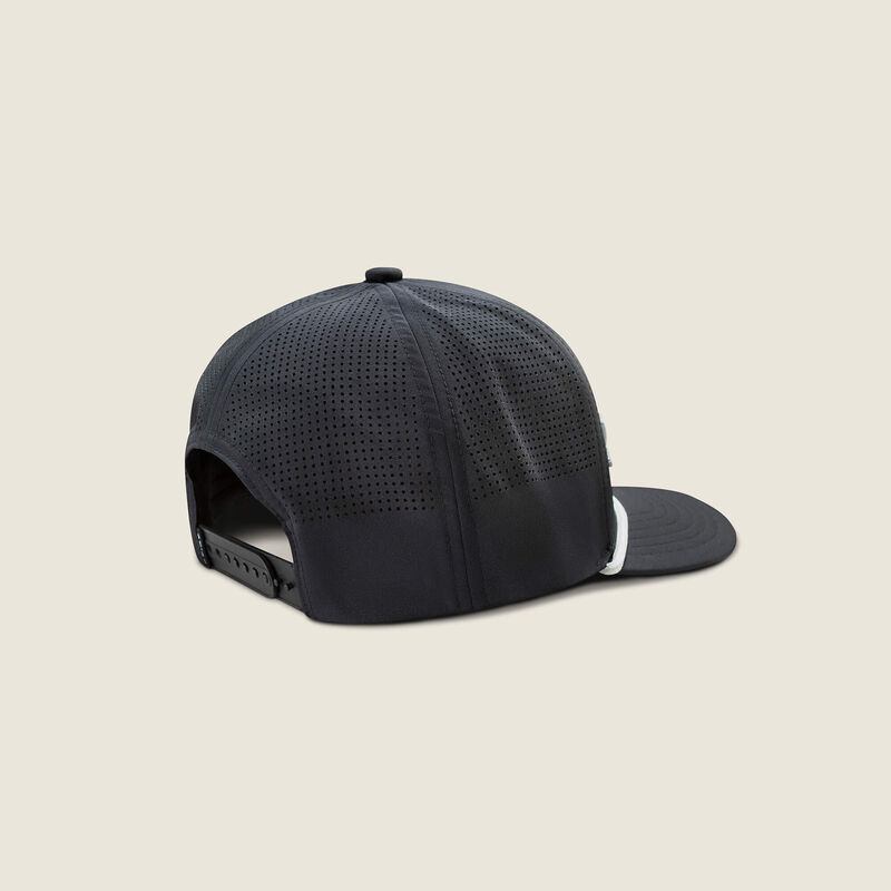 Ariat Mens 3D Embroidery Upside Down Cap- Black