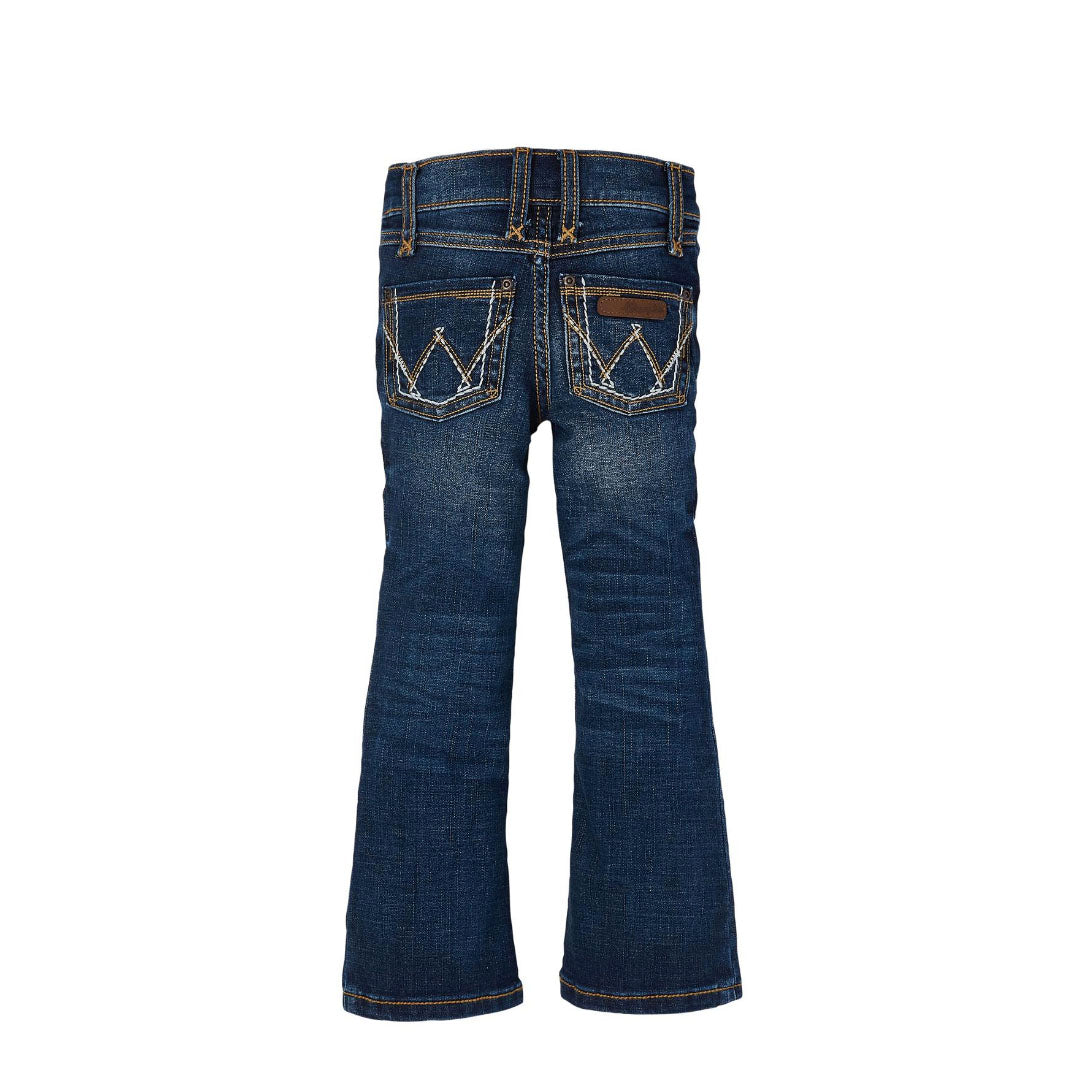 Wrangler ASAP West Girl Retro Boot Medium Blue Jeans