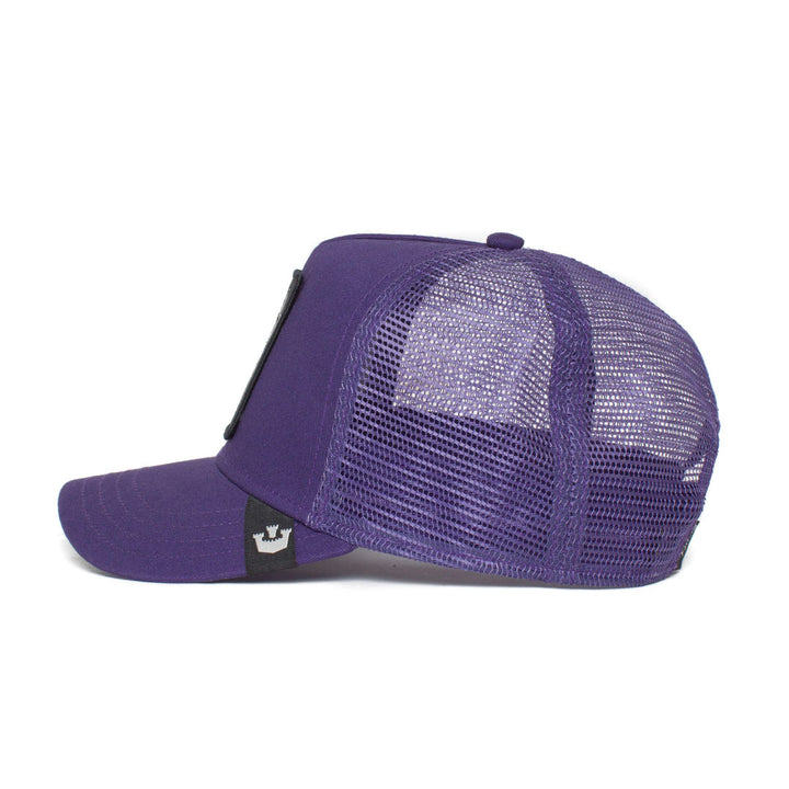 Goorin Bros Lone Wolf Purple Trucker Hat