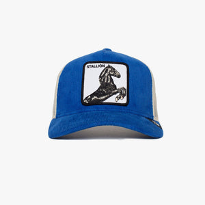 Goorin Bros Sly Stallion Blue Trucker Hat