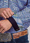 Roper Men's Long Sleeve Allover Print Snap Shirt - Blue