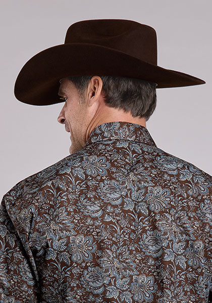 Stetson Men's Long Sleeve Fall Paisley Shirt