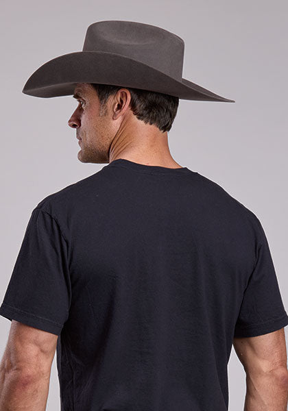 Stetson Bronc Rider Short Sleeve T-Shirt - Black