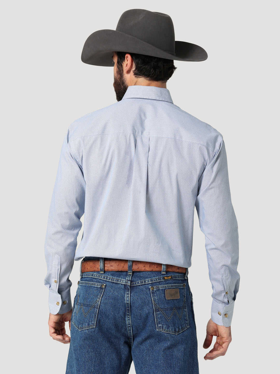 Wrangler George Strait Two Pocket Shirt Blue Sky