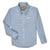 Wrangler Boy's Classic Western Long Sleeve Button Shirt Blue/White Cross