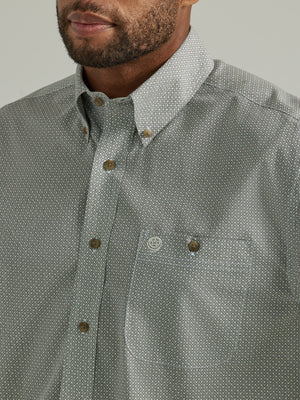 Wrangler Men's George Strait Western Long Sleeve Shirt