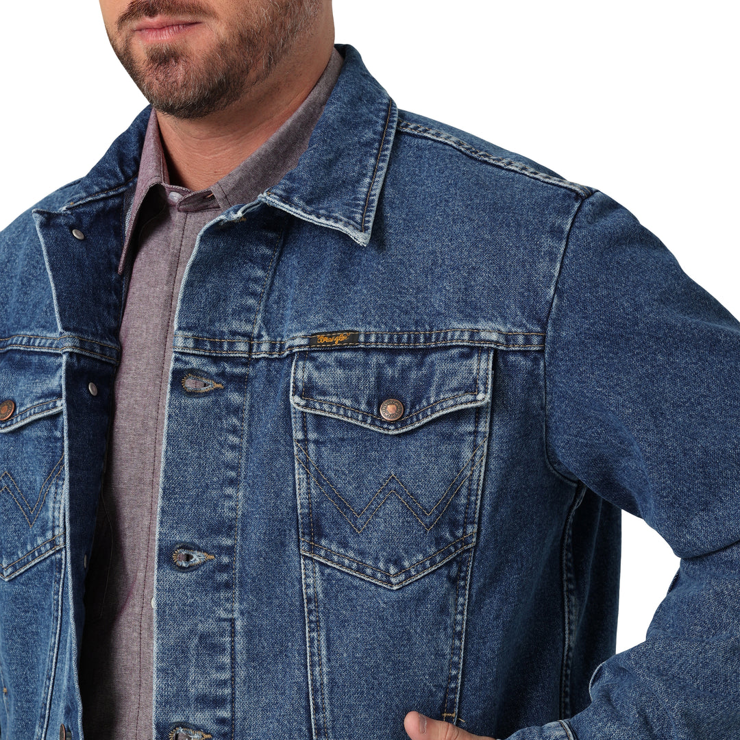 Wrangler Men's Unlined Stonewash Denim Jacket