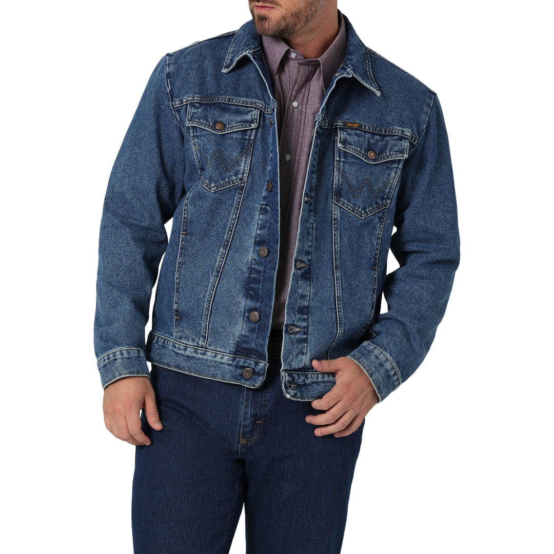 Wrangler Men's Unlined Stonewash Denim Jacket