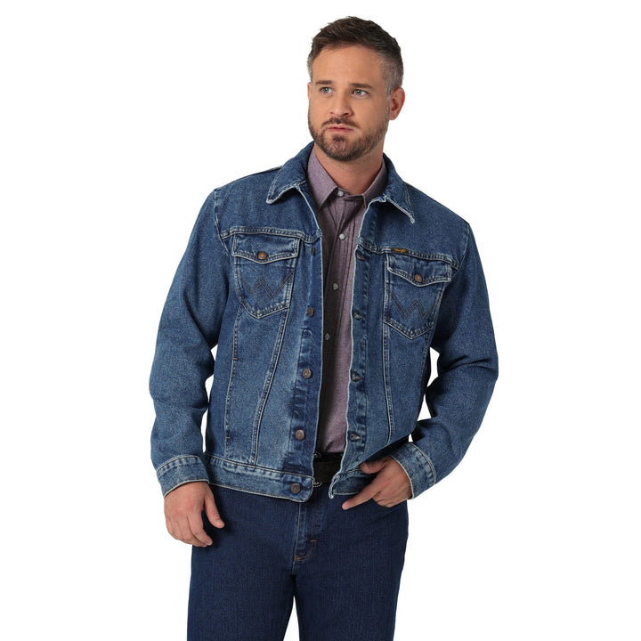 Wrangler Men's Unlined Stonewash Denim Jacket