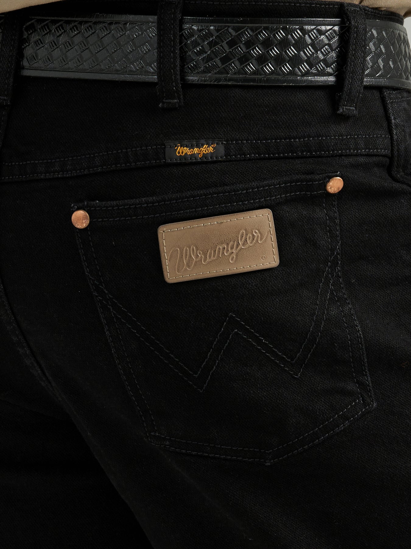 Wrangler Mens Slim Fit Cowboy Cut Jeans | Shadow Black Wrangler Mens Slim Fit Cowboy Cut Jeans | Shadow Black