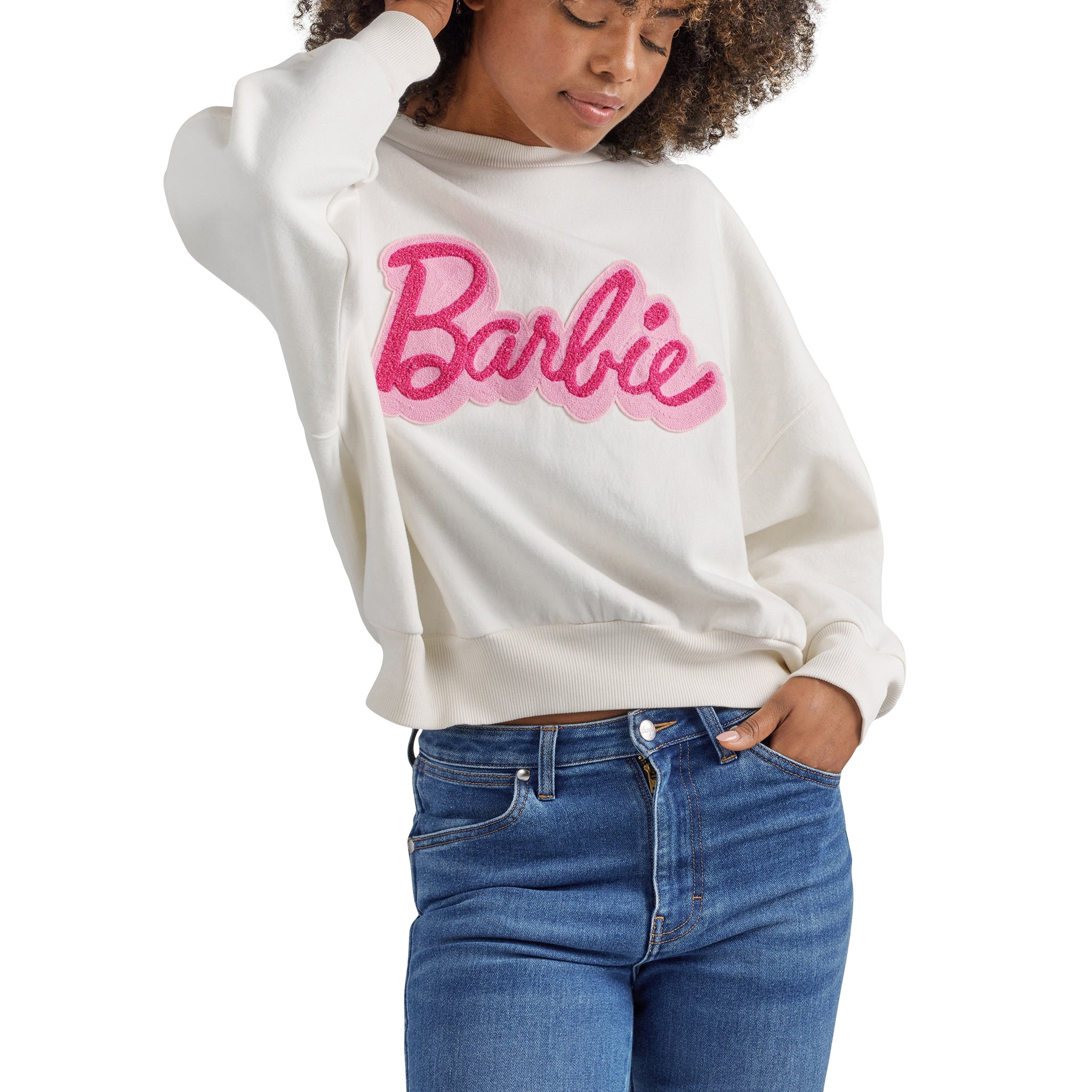 Wrangler x Barbie™ Relaxed Logo Sweatshirt, Damen