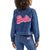 Wrangler x Barbie™ Zip Front Denim Jacket in Wrangler Blue