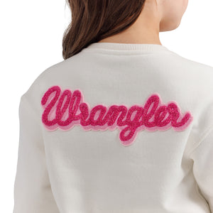 Wrangler x Barbie™ Girls' Relaxed Logo Sweatshirt