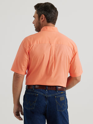 Wrangler Men's George Strait Relaxed  Fit Stretch Short Sleeve Shirt
