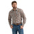 Wrangler Men's Retro Modern Fit Brown Flannel Snap Shirt