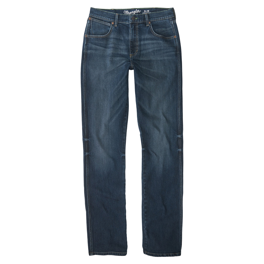 Wrangler Men's Retro Slim Straight Blue Jean