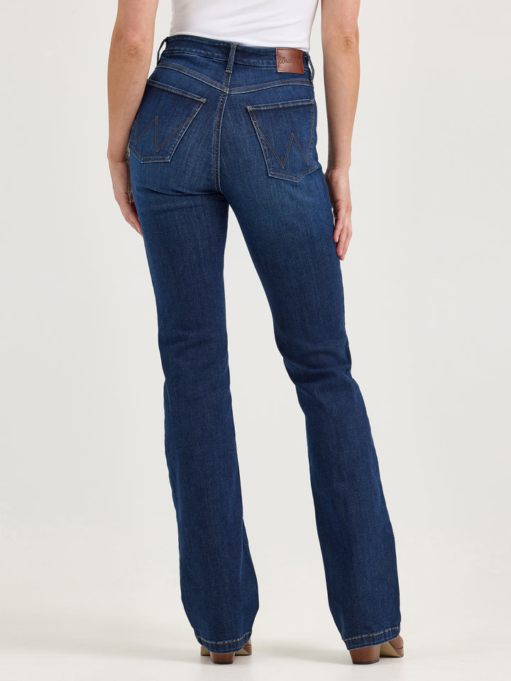 Wrangler Women's Bespoke High Rise Bootcut Jean - June