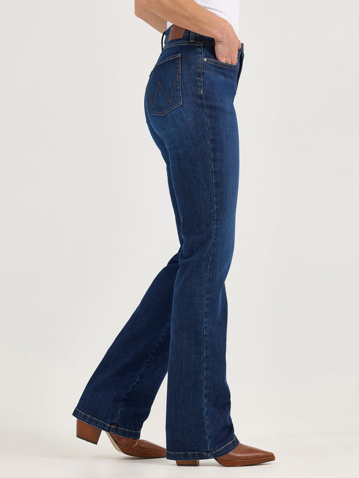 Wrangler Women's Bespoke High Rise Bootcut Jean - June