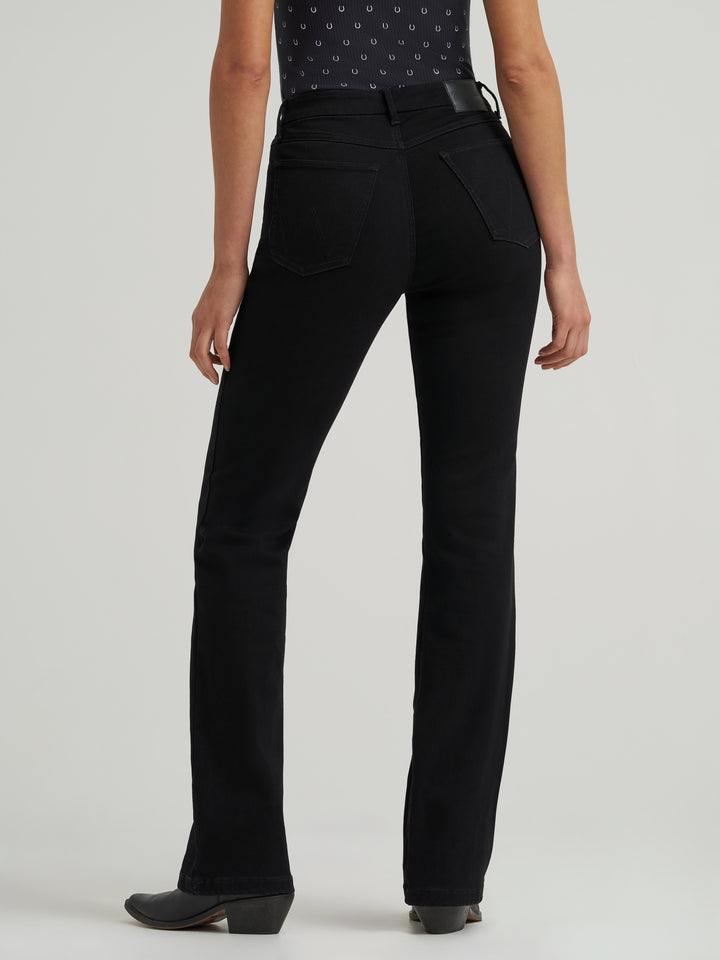 Women's Bespoke Bootcut Jean-Black