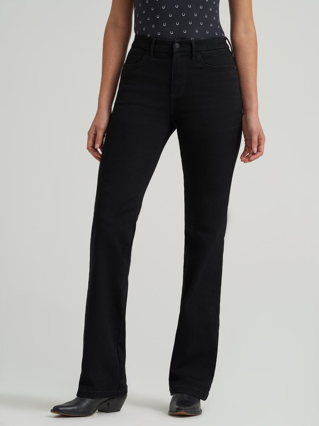 Women's Bespoke Bootcut Jean-Black