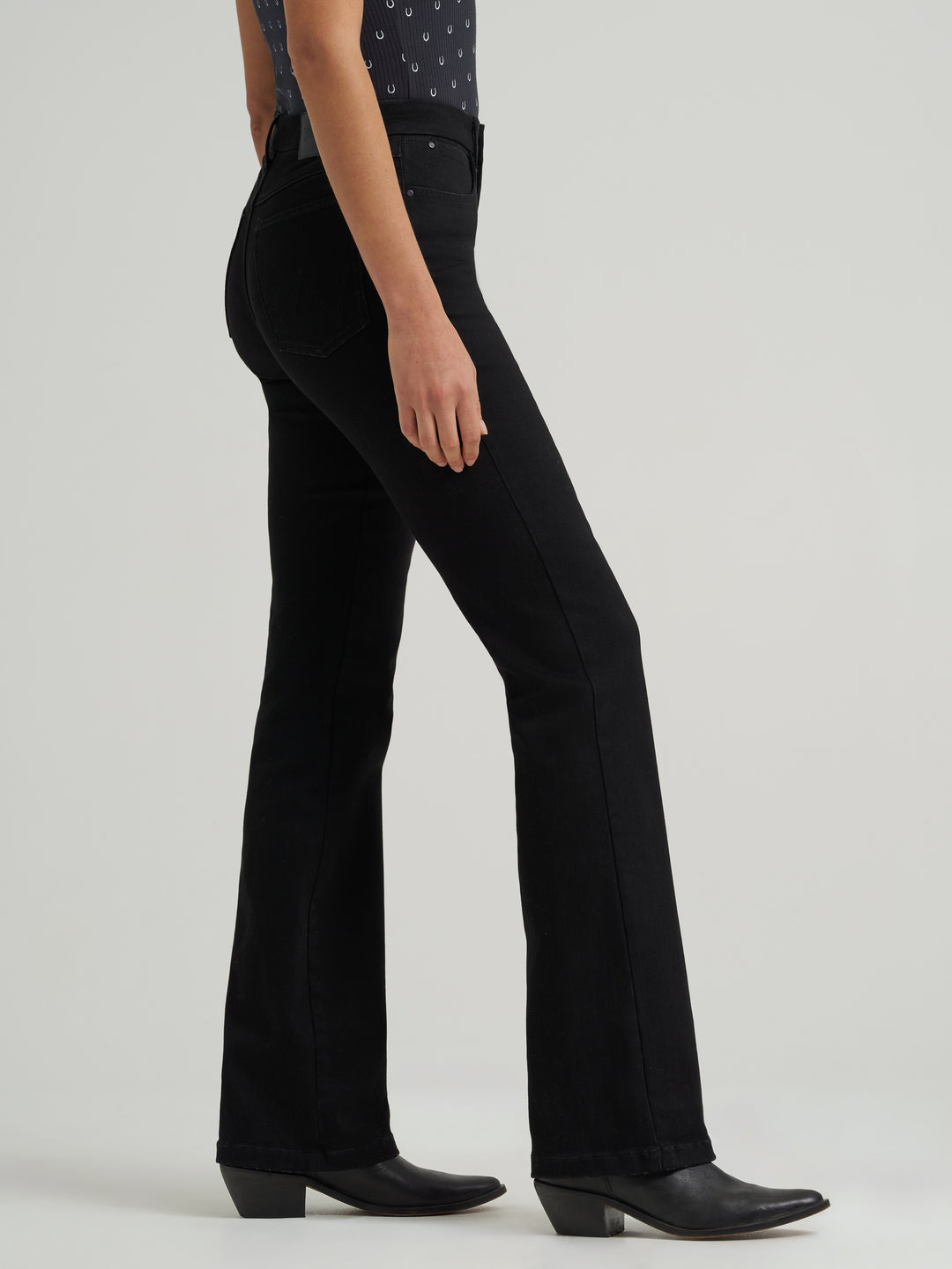 Women's Bespoke Bootcut Jean-Black