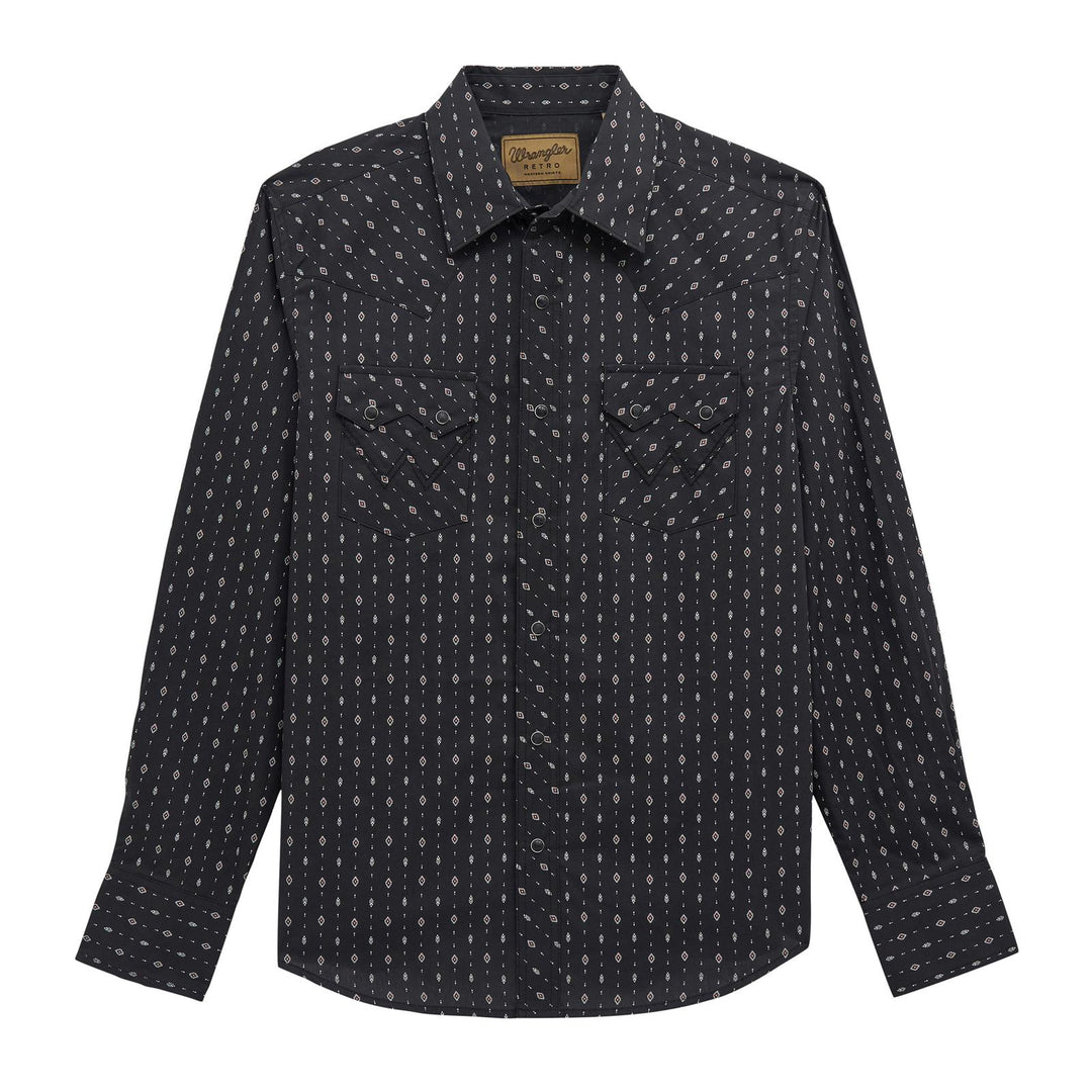 Wrangler Men's Wrangler Retro® Long Sleeve - Black