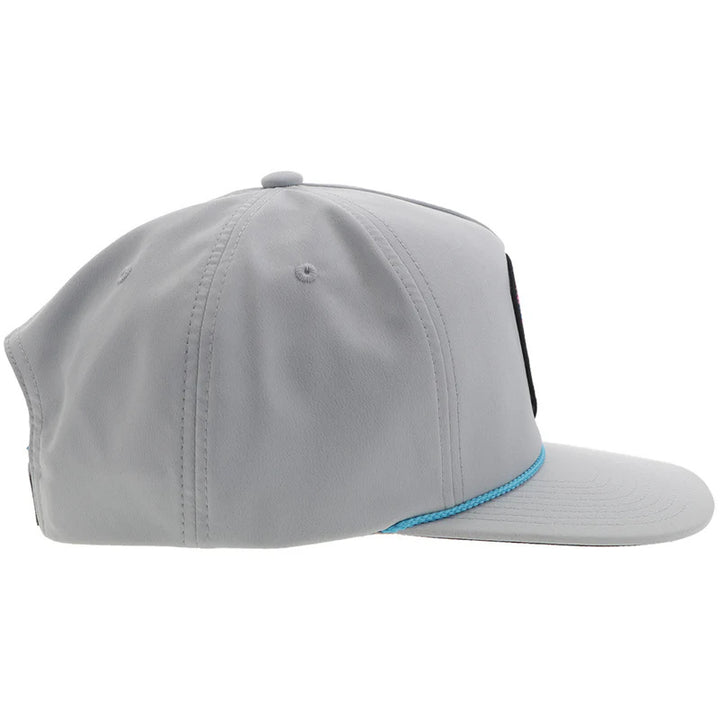 Hooey "Cheyenne" Hooey Hat Grey w/Pink/Blue/Black Patch