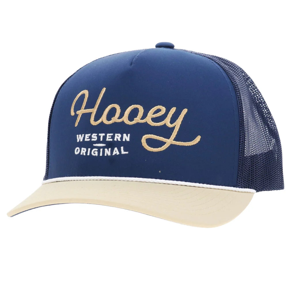 Hooey 5-Panel Hat Navy/Tan