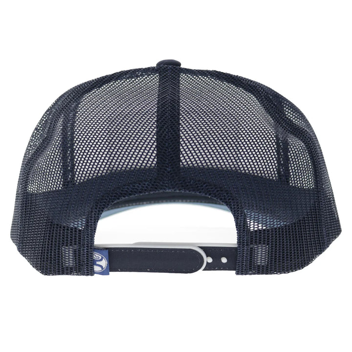 Hooey Rank Stock Hat Navy/White