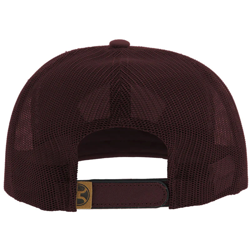 Hooey "Cavvy" Punchy Hat Maroon W/Leather Patch