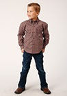 Roper Boys Long Sleeve Amarillo Allover Prints - Classic Foulard