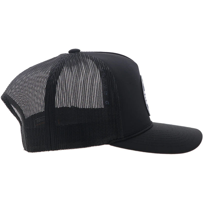 Hooey Dallas Black With Dallas Cowboy Patch Cap