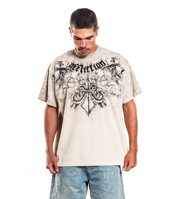 Affliction Riders Short Sleeve T-Shirt - Sand