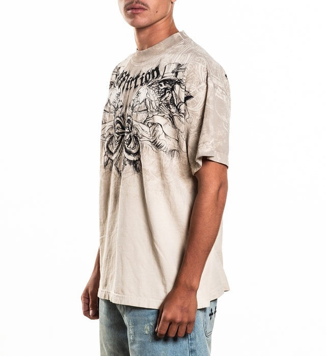 Affliction Riders Short Sleeve T-Shirt - Sand