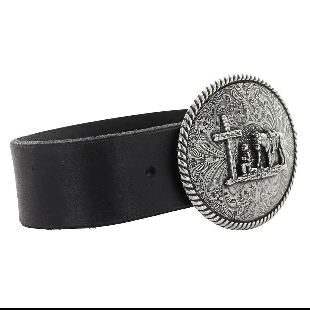 Montana Silversmiths Christian Cowboy Attitude Belt Buckle