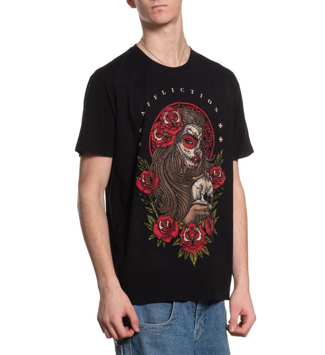 Affliction Descending Fate Short Sleeve T-Shirt - Black