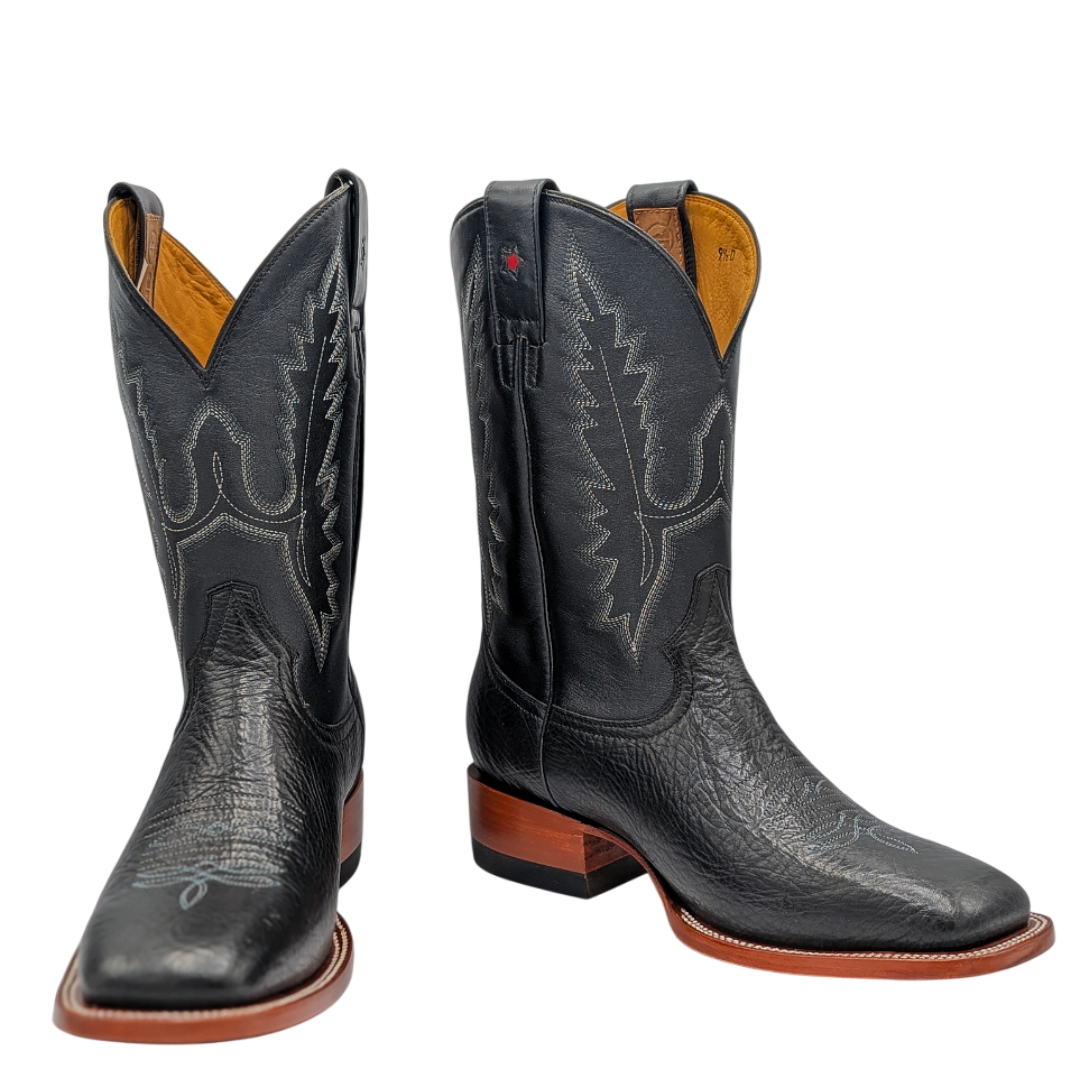 Gavel Men's Mateo Bullneck Rodeo Boots - Black