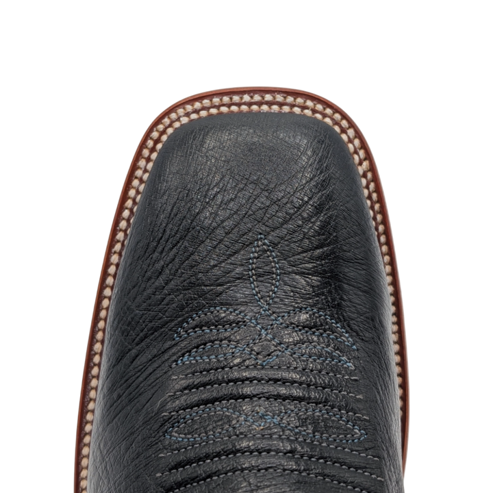 Gavel Men's Diego Smooth Ostrich Rodeo Boots - Black