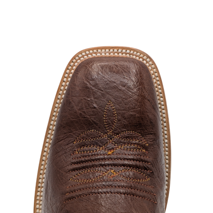Gavel Men's Diego Smooth Ostrich Rodeo Boots - Tobacco